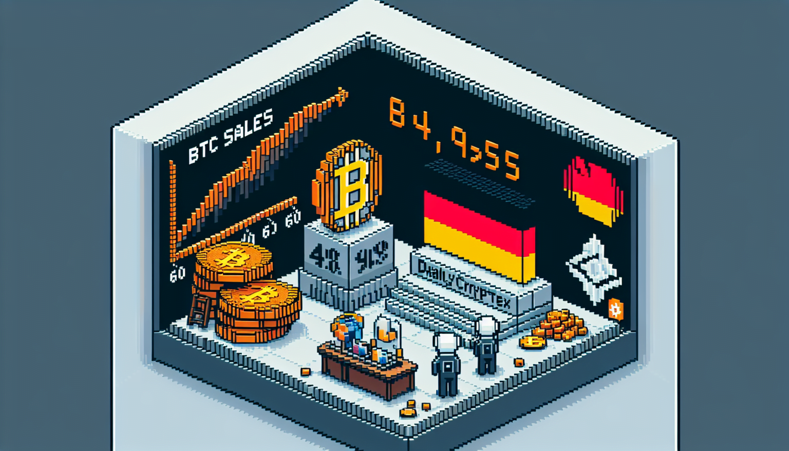 Germany's BTC selling nears an end with only 4,925 Bitcoin left to transfer