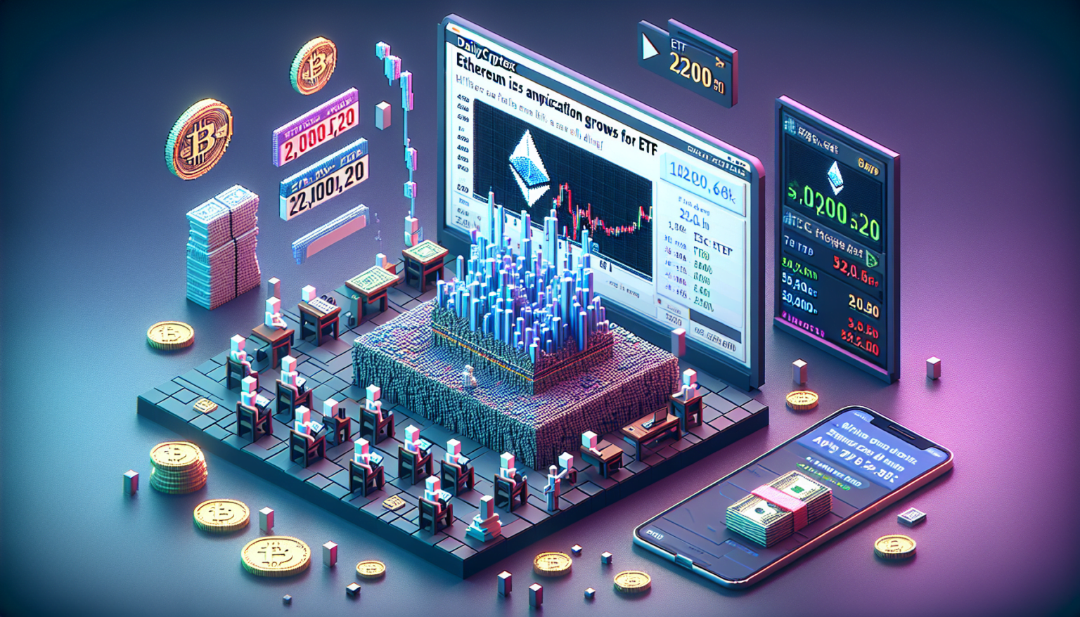 Ethereum enjoys price increase, ETF anticipation intensifies