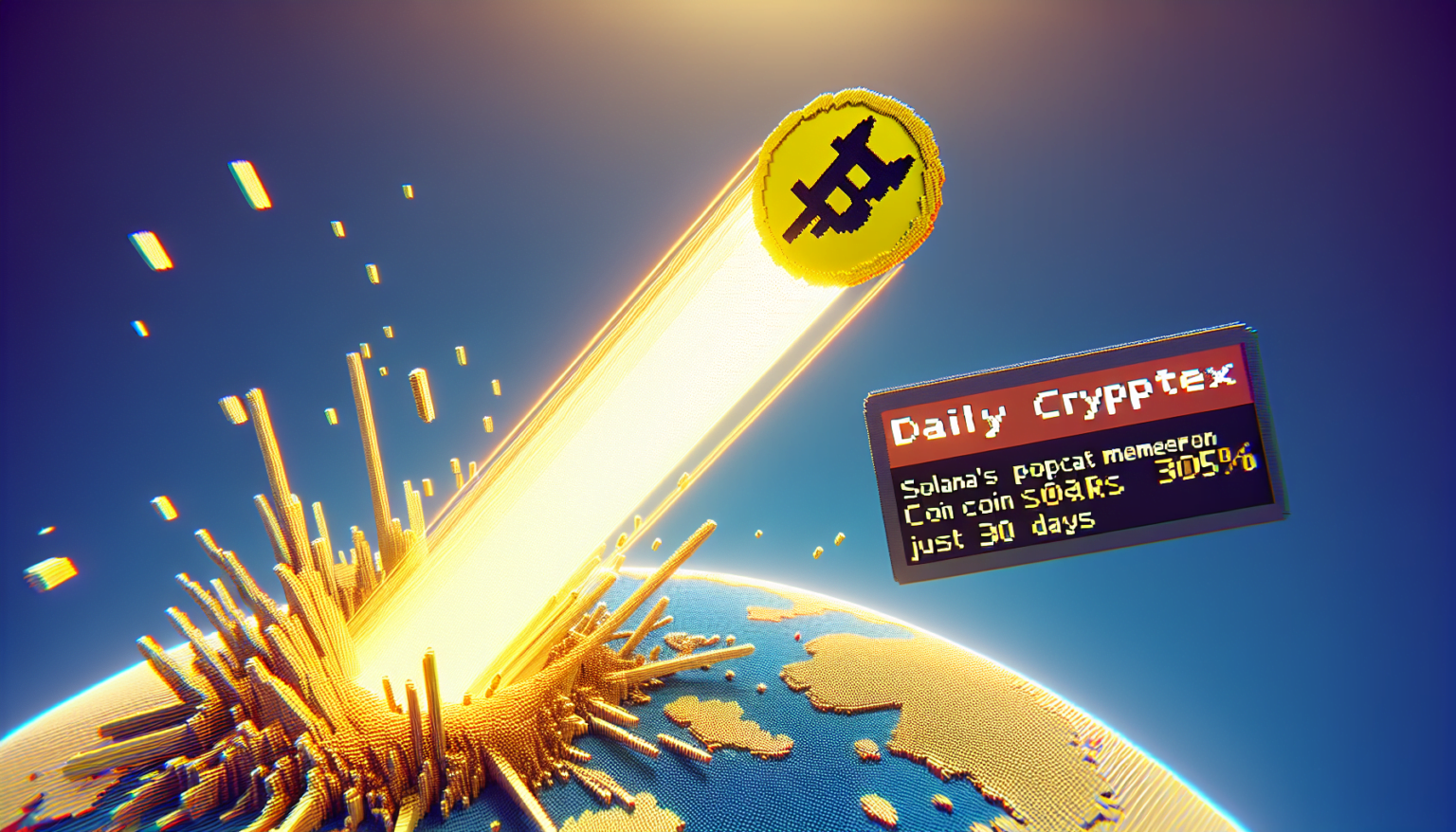 Solana-based Popcat meme coin sees 305% increase in 30 days