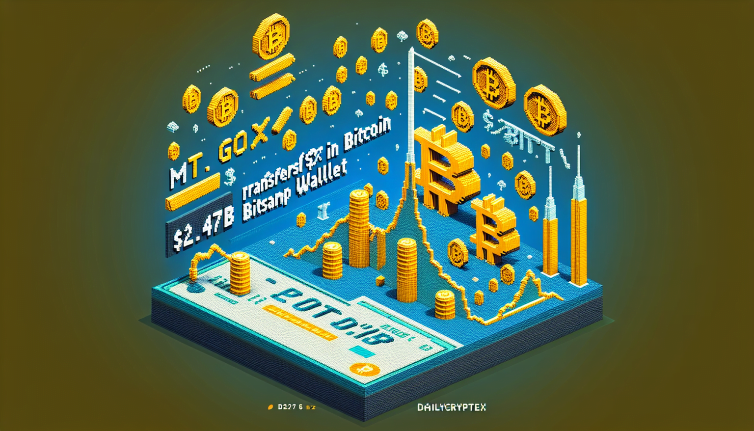 Mt. Gox moves additional $2.47b in BTC to new wallet, Bitstamp